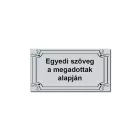Öntapadós műanyag tábla egyedi felirattal ajándékdobozra
