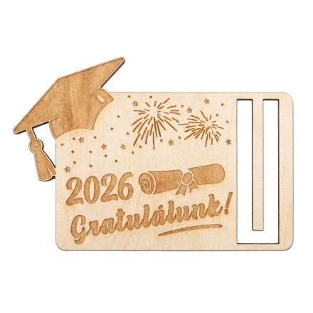 Pénzátadó kártya ballagásra