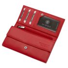 Valódi bőr női pénztárca RFID védelemmel egyedi szöveggel