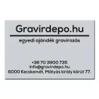 Műanyag cégtábla gravírozás