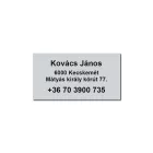 Csónak névtábla uv álló műanyagból