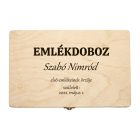 Fenyőfa emlékőrző doboz 30×20 cm