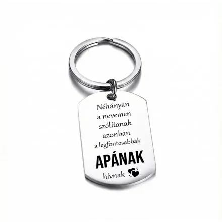 Néhányan a nevemen szólítanak Apa kulcstartó