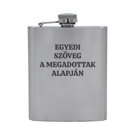 Rozsdamentes acél flaska egyedi szöveggel