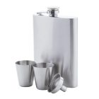 Rozsdamentes acél flaska szett legénybúcsú mintával