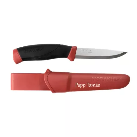 MORAKNIV Companion kés tokkal egyedi név gravírozással