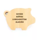 Rézlakat egyedi szöveggel gravírozva