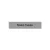 Postaláda, ajtó öntapadós rozsdamentes acél névtábla