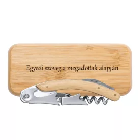 Bornyitó díszdobozban egyedi szöveggel gravírozva